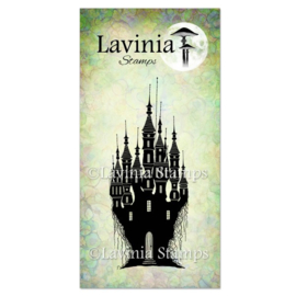 LAV533 Dragon Stone Castle Stamp
