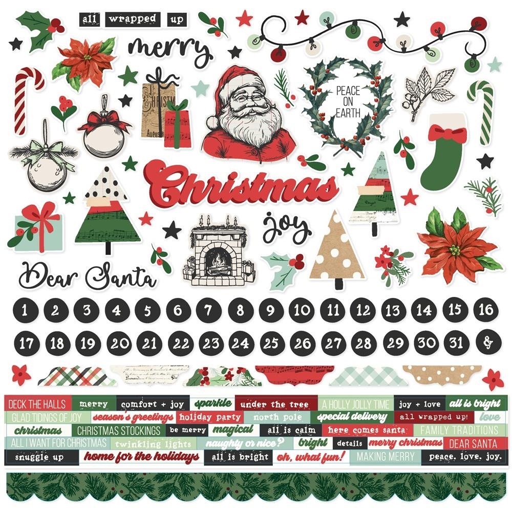 All Wrapped Up Cardstock Stickers 12"X12"