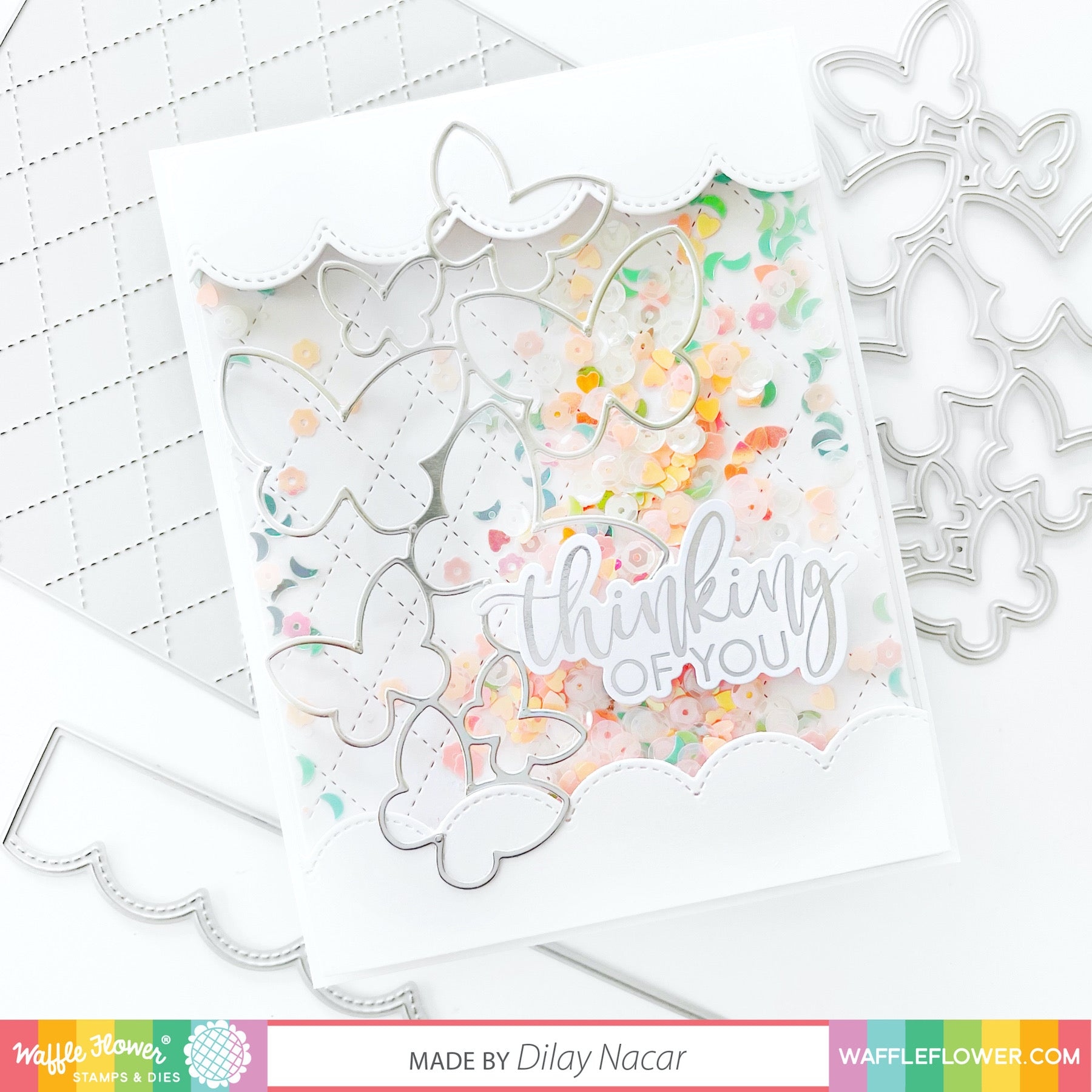 Essential Sentiments Diecut - Silver Foil