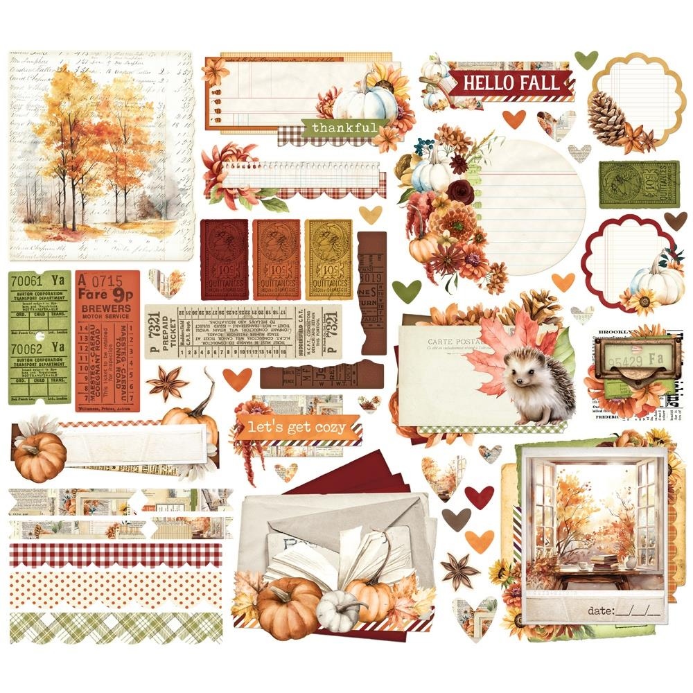 Autumn Breeze Ephemera Simple Vintage