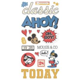 Say Cheese Classic Mouse Foam Stickers