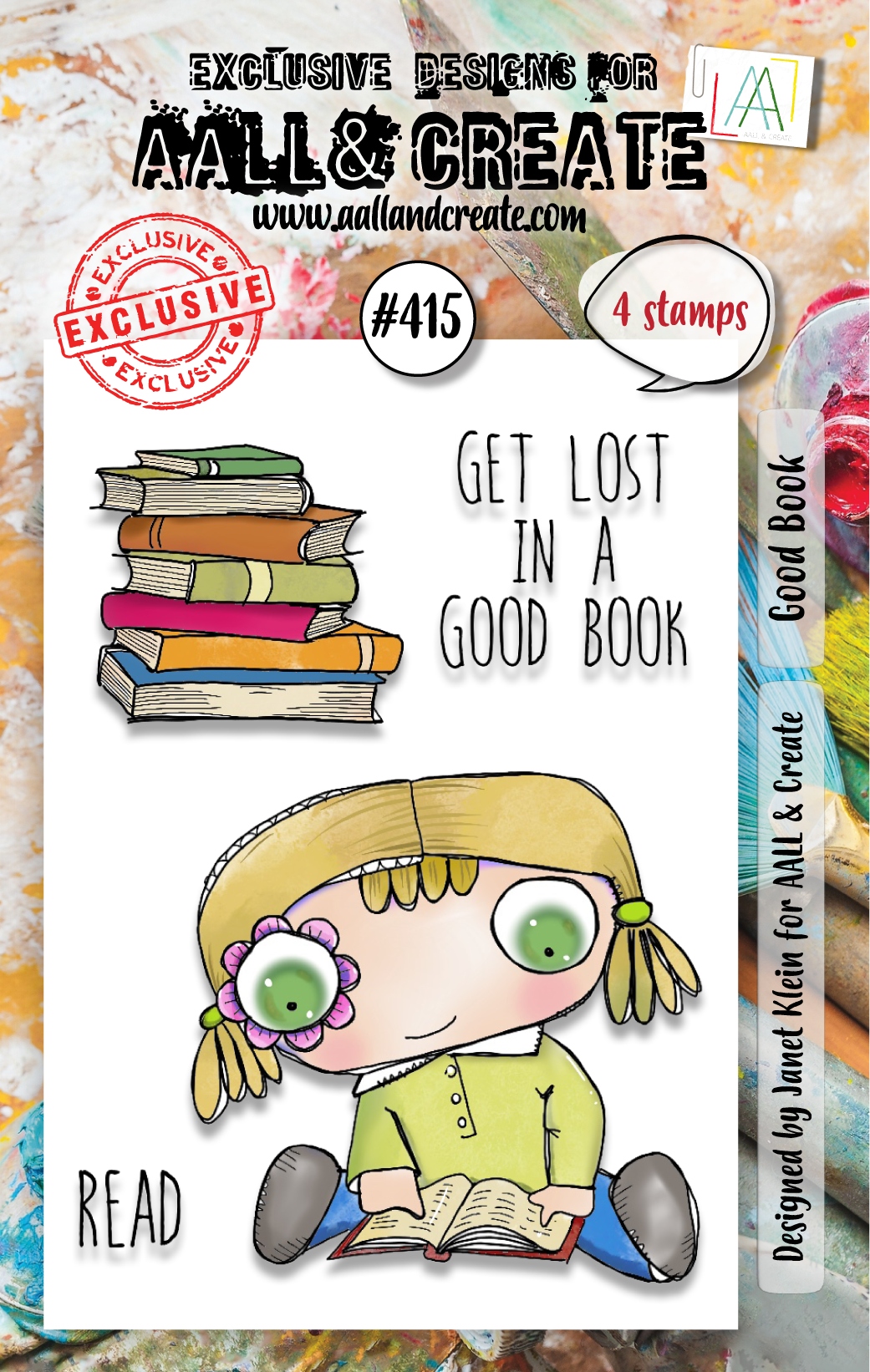 #0415 Good Book A7 Clear Stamp Set