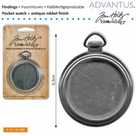 Pocket watch antique nickel