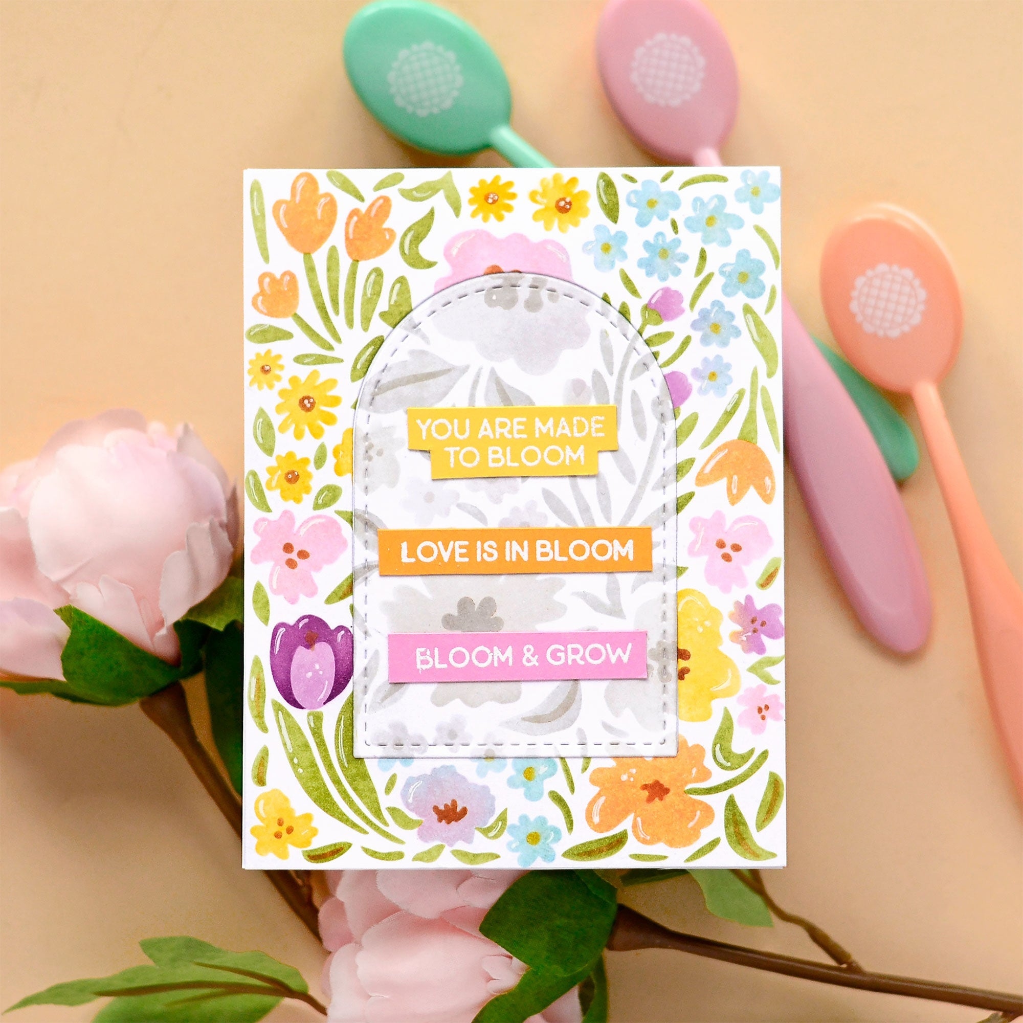 Small Sentiments Bloom Stamp Set