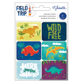 Field Trip Lenticular Stickers Dinosaurus