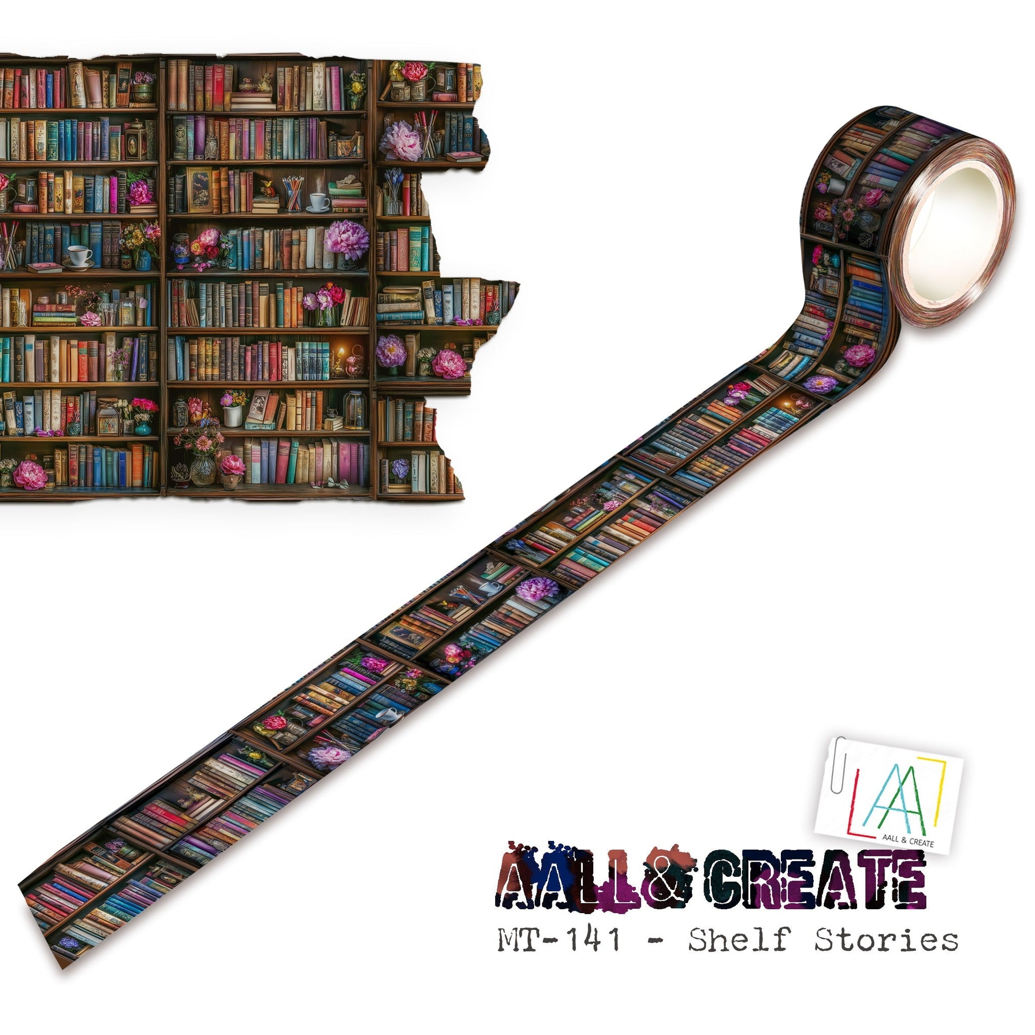 #141 Shelf Stories (Layer-It-Up) Washi Tape