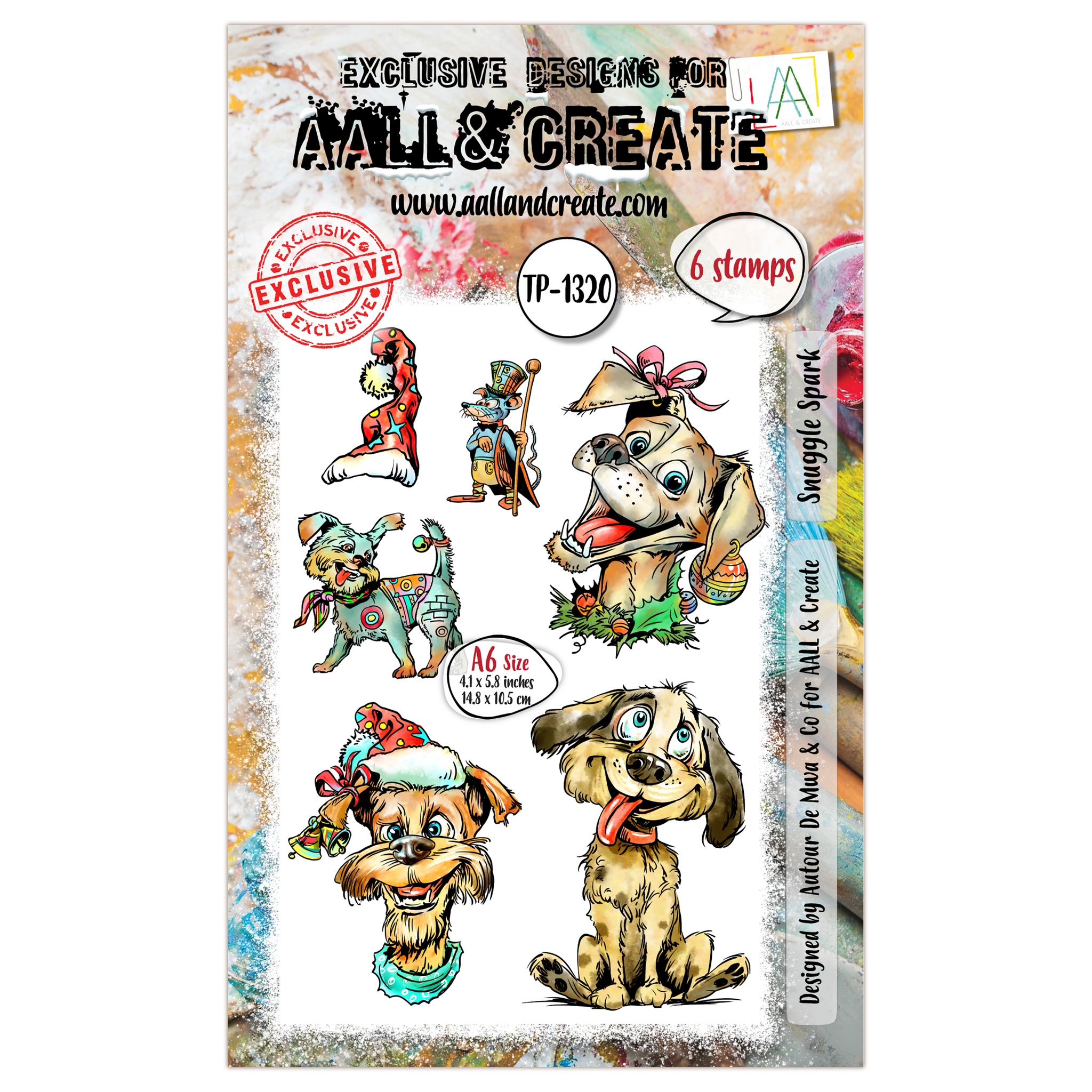 #1320 Snuggle Spark A6 Stamp Set