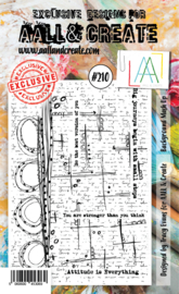 #0210 Background Mash Up A6 Clear Stamp Set