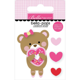 My Candy Girl Bella-Pops 3D Stickers Donut Grow Up