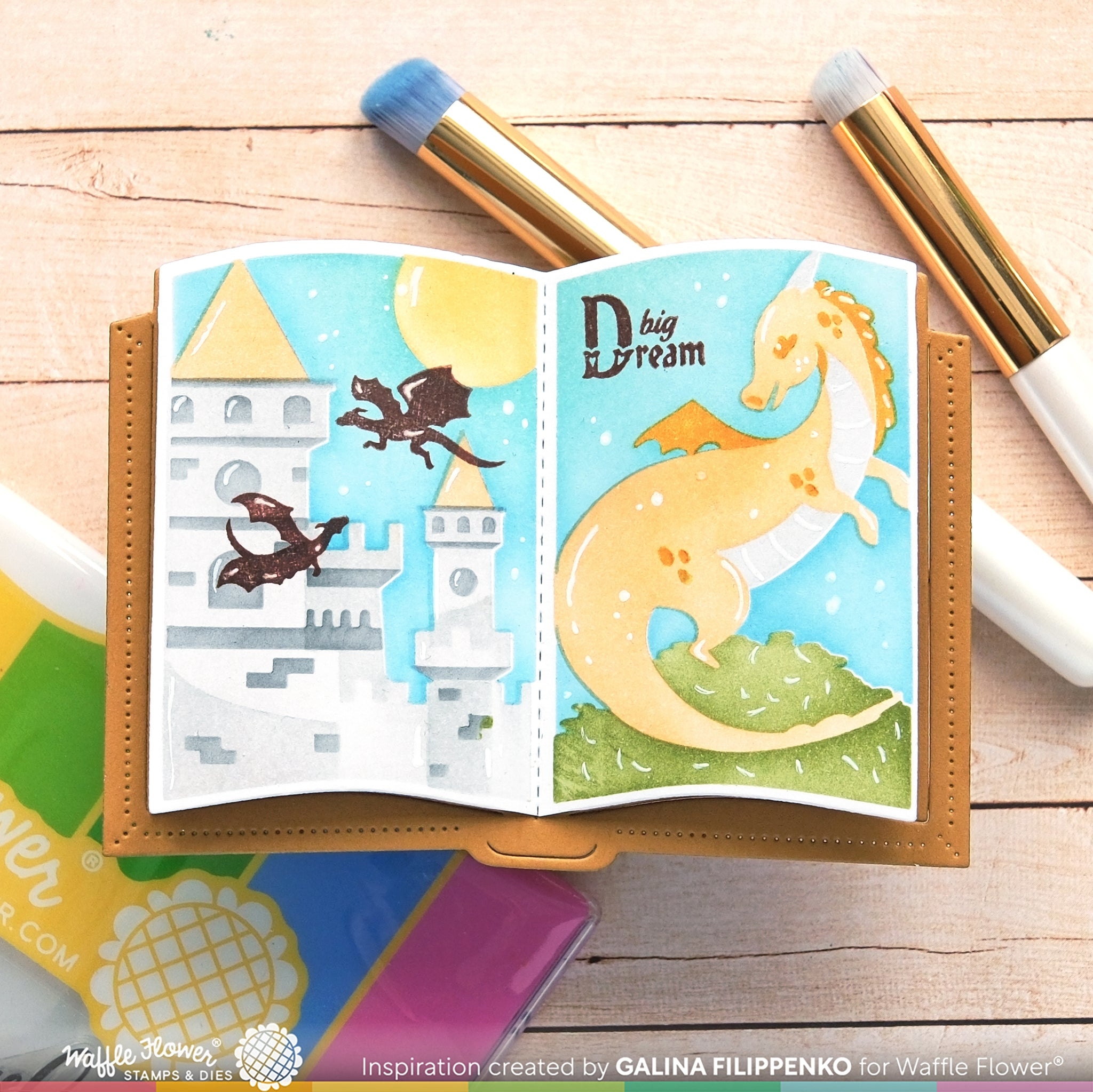 Open Book Sentiments Stamp Set