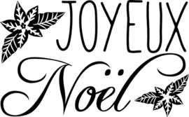 Wooden Stamp Joyeux Noël