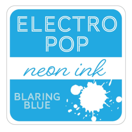 Blaring Blue Ink Pad Electro Pop