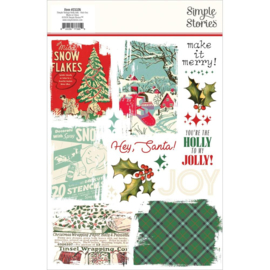 Holly Jolly Rub-Ons 6"X8"