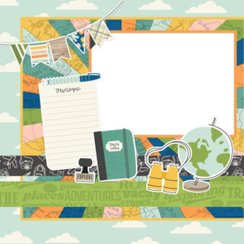 Happy Travels Simple Pages Page Kit