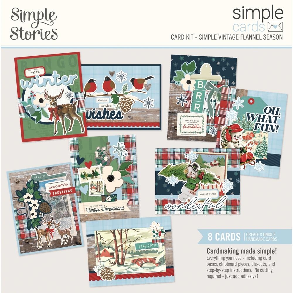 Flannel Season Simple Cards Card Kit