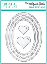 Double Stitched Ovals Die