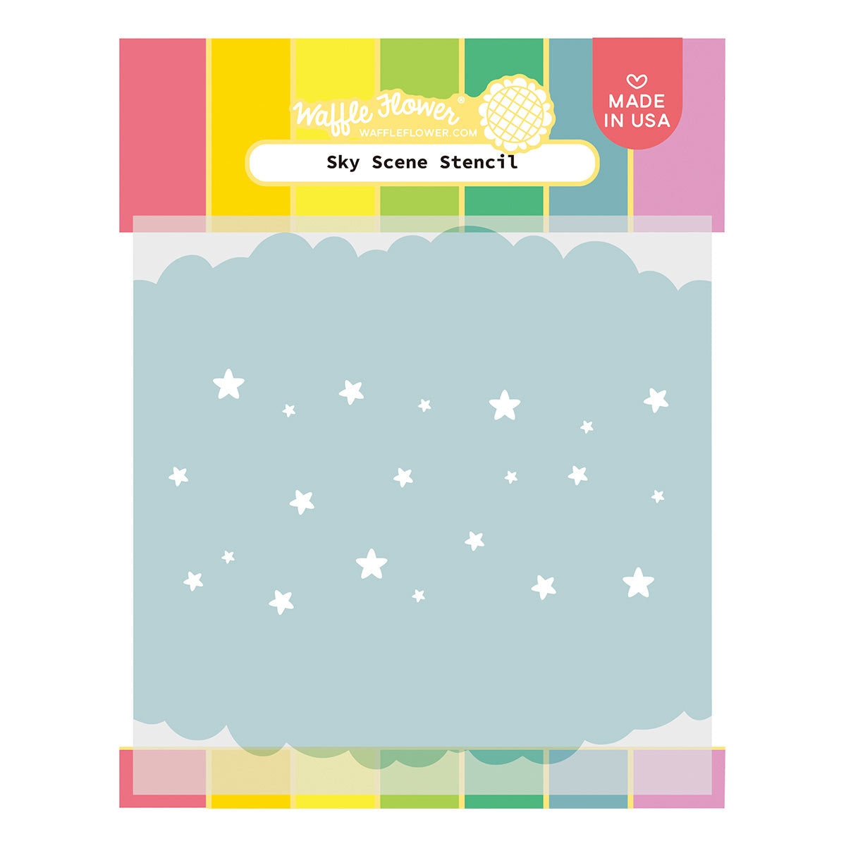 Keeway's Sky Scene Stencil