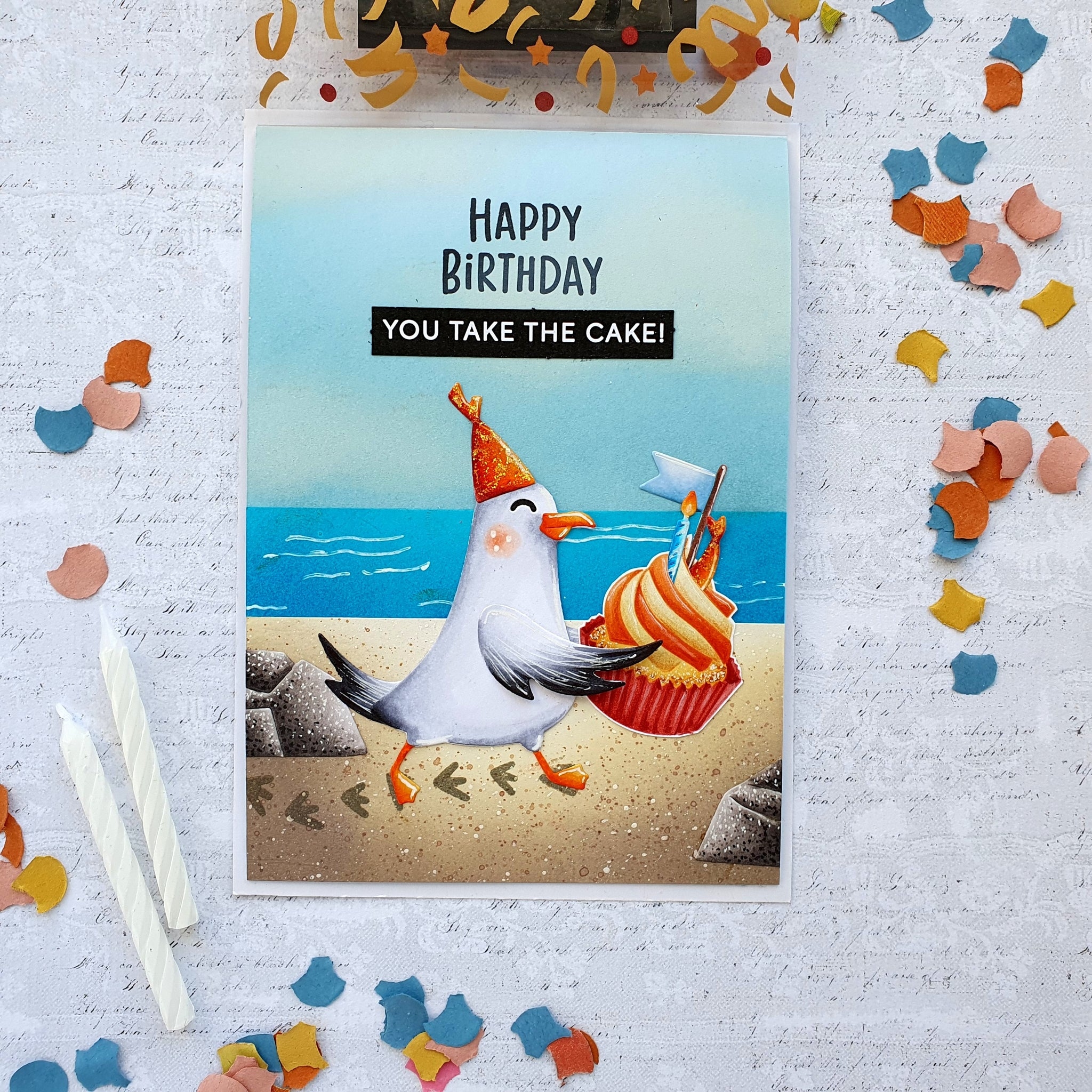 Inside Sentiments Birthday 2 Stamps