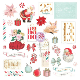 Candy Cane Lane Cardstock Ephemera