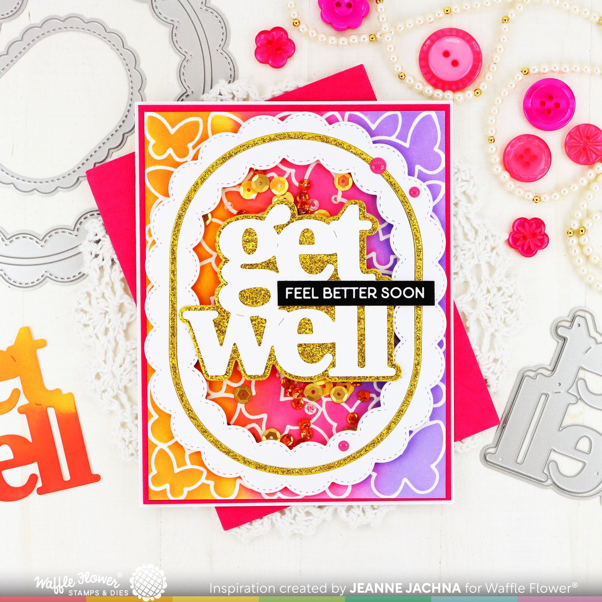 Oversized Get Well Print Die