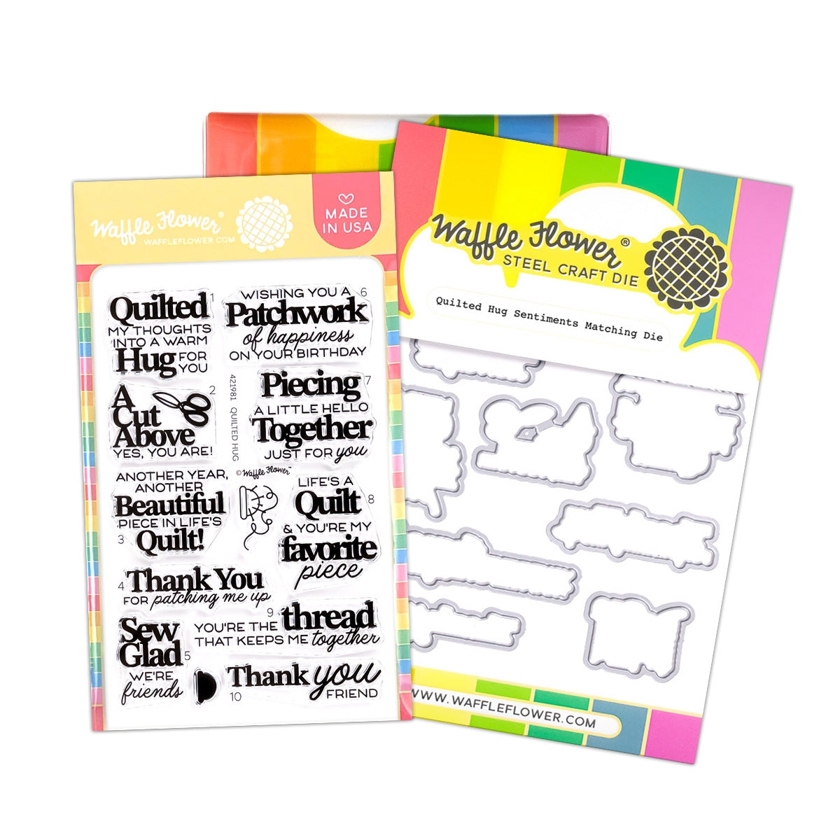 Quilted Hug Sentiments Combo