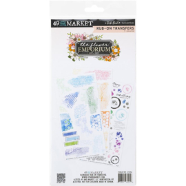 The Flower Emporium Rub-On Transfer Set Blendable