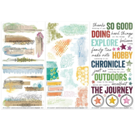 Curiosities In Willow Grove Rub-On Transfer Set Blendable