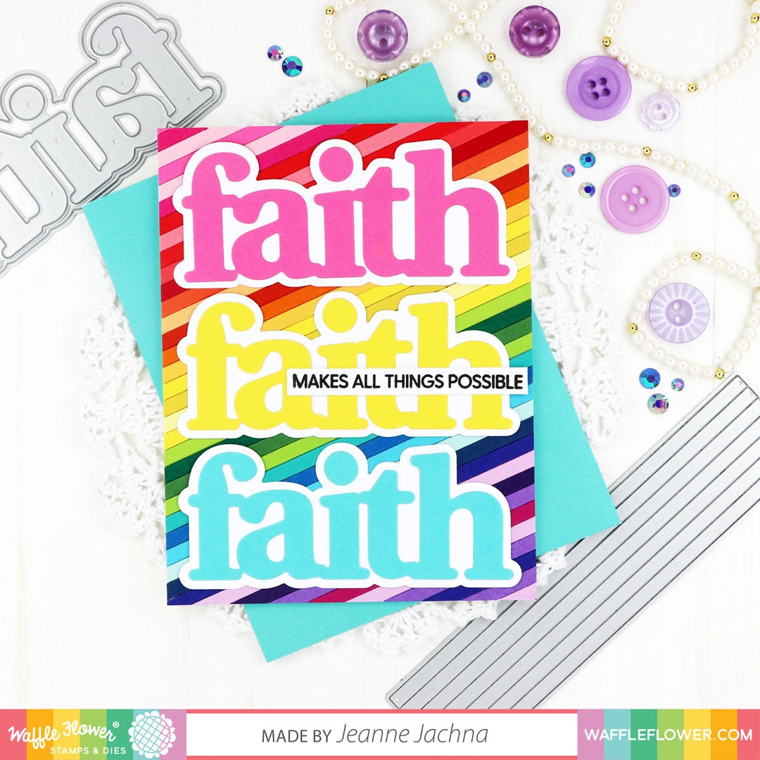 Oversized Faith Print