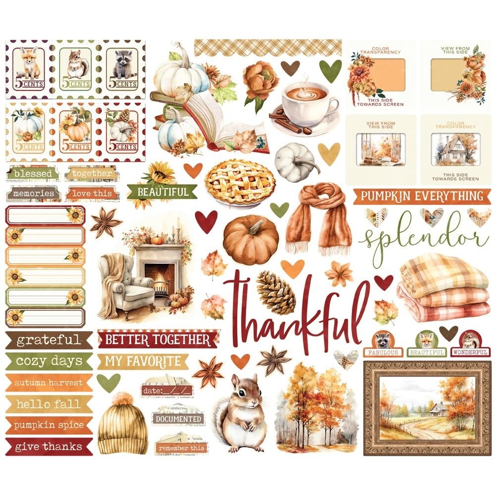 Autumn Breeze Bits & Pieces Die-Cuts Elements