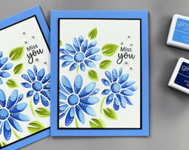 Spring Daisies Layering Stencil