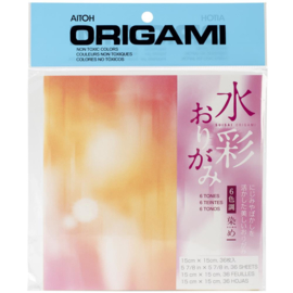 Origami Paper Tie Dye