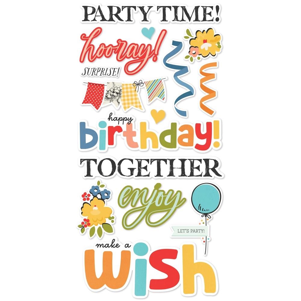 Say Cheese Classic Pooh Birthday Foam Stickers