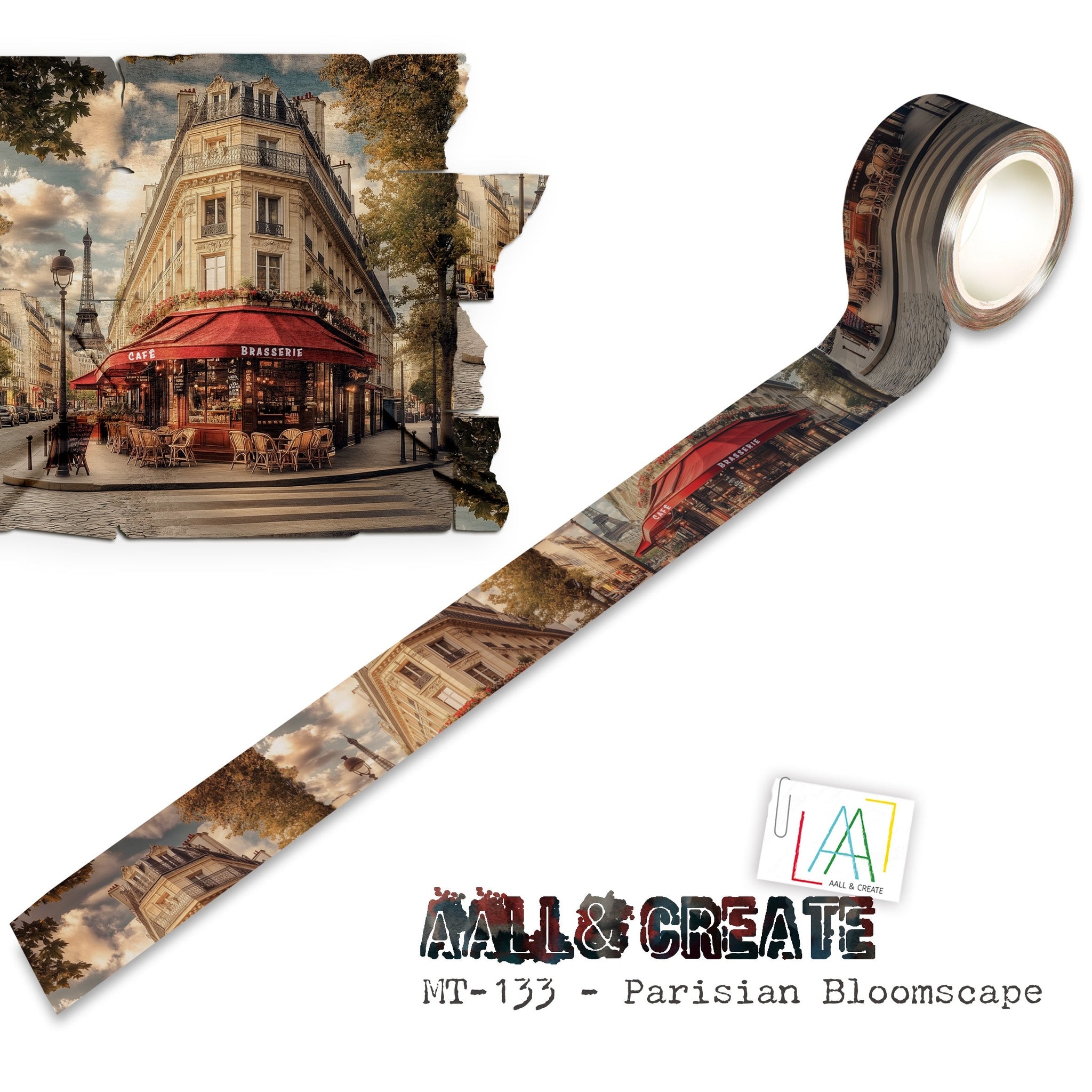 #133 Parisian Bloomscape (Layer-It-Up!) Washi Tape