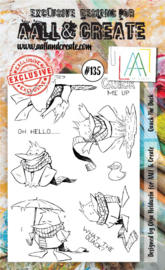 #0135 Quack The Duck A6 Clear Stamp Set