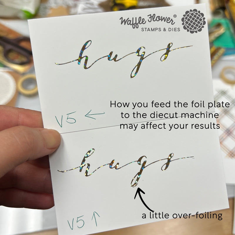 Simply Said Hugs Foil Plate