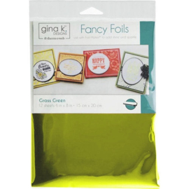 Grass Green Fancy Foils 6" x 8"