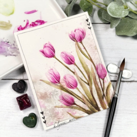 Tranquil Tulips Stamps
