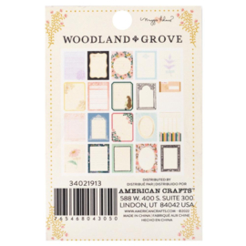 Woodland Grove Card Pad 3"X4"