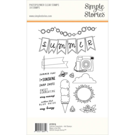 Summer Snapshots Clear Stamps