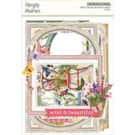 Meadow Flowers Chipboard Frames