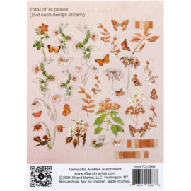 Color Swatch: Terracotta Acetate Assortment