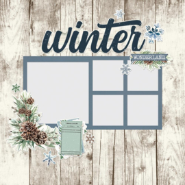 Fresh Snow Simple Pages Page Pieces