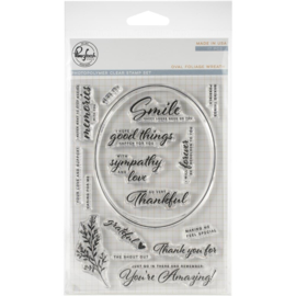 Clear Stamp Set Oval Foliage