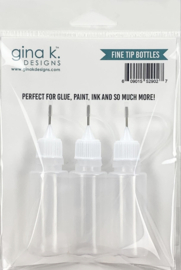 Fine Tip Bottles- 3 Pack