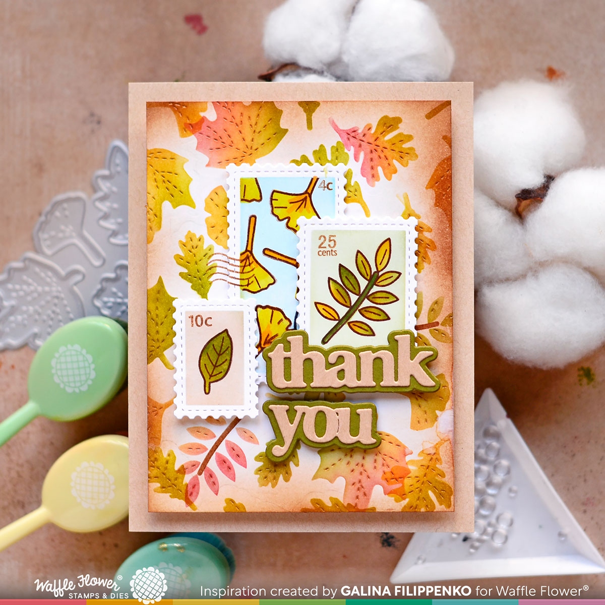 Multiple Fall Leaves Stamp Set