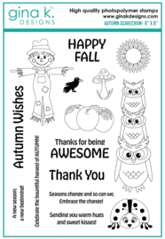 Autumn Scarecrow Stamps
