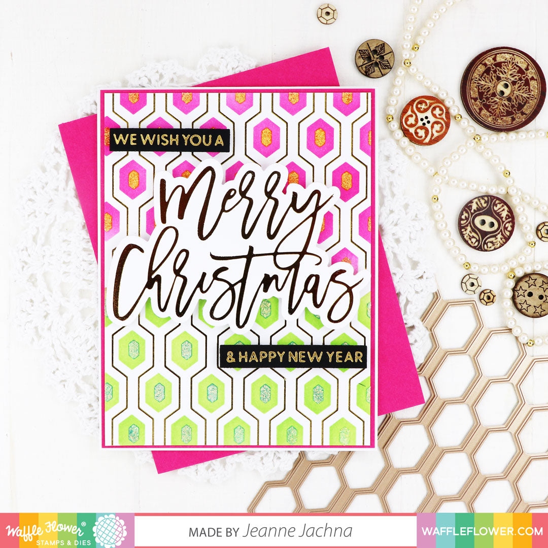 Oversized Merry Christmas Word Die