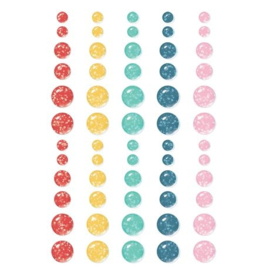 Say Cheese Happiest Place Glitter Enamel Dots