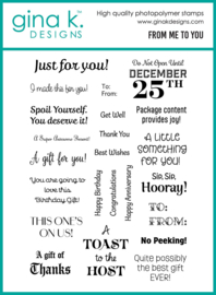 From Me to You Stamps