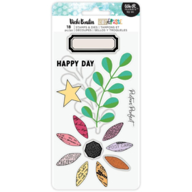 Cut & Paste Stamp And Metal Die Set